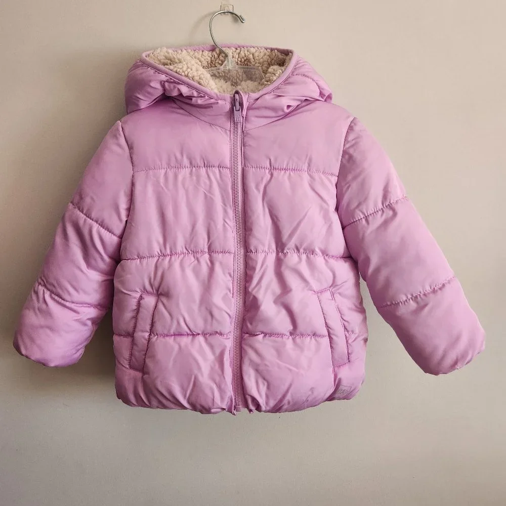 Winter jacket GAP coldcontrol max jacket sherpa 3 4 Y - Picture 1 of 5